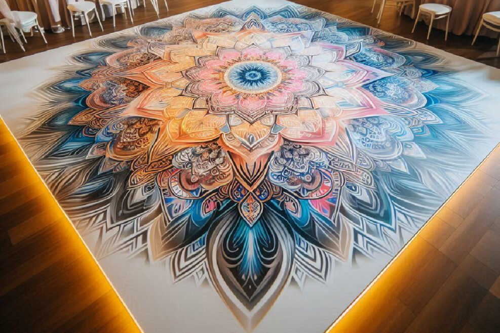 Timeless Romance Wedding Floor Wrap